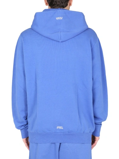 Shop Marcelo Burlon County Of Milan "cross" Sweatshirt In Blue