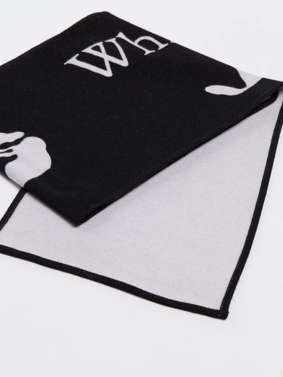 Shop Off-white Off White Scarfs Black