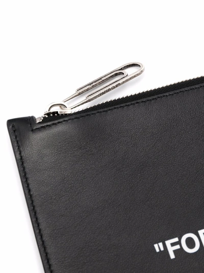 Shop Off-white Off White Wallets Black