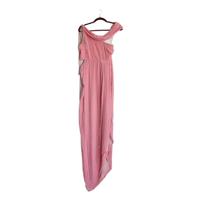 Pre-owned Monse Velvet Maxi Dress In Pink