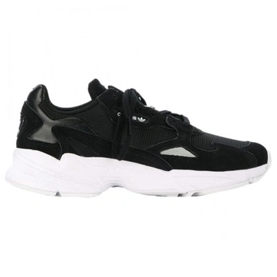 Pre-owned Adidas Originals Falcon Leather Trainers In Black | ModeSens