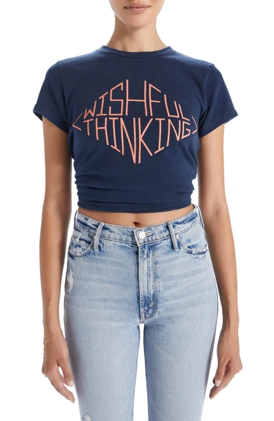 Shop Mother The Sinful Embroidered T-shirt In Wishful Thinking