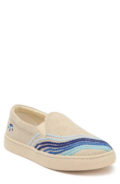 Shop Soludos Bondi Wave Slip-on Sneaker In Sand