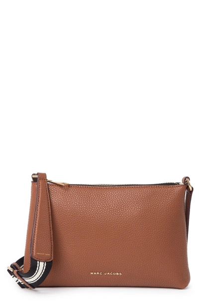 Shop Marc Jacobs The Cosmo Leather Crossbody Bag In Falafel