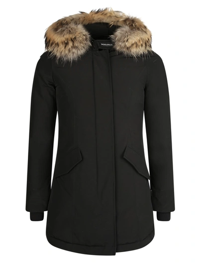 Woolrich Arctic Raccoon Parka In Black | ModeSens