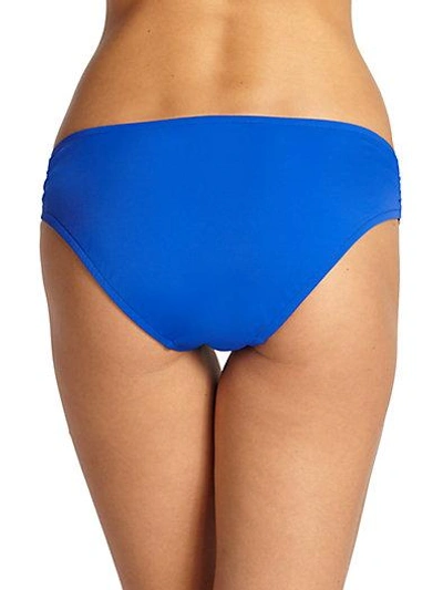 Shop Milly Elba Bikini Bottom In Cobalt Blue