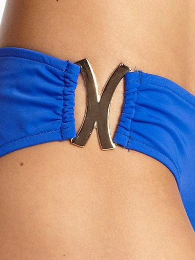 Shop Milly Elba Bikini Bottom In Cobalt Blue