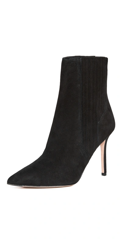 Shop Veronica Beard Lisa Stiletto-heel Booties Black