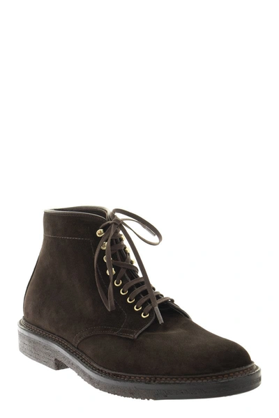 Shop Alden Shoe Company Alden Brown Suede Boot