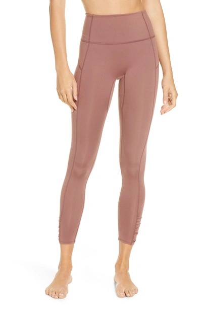 Fp Movement Free People You're A Peach Leggings In Chocolate