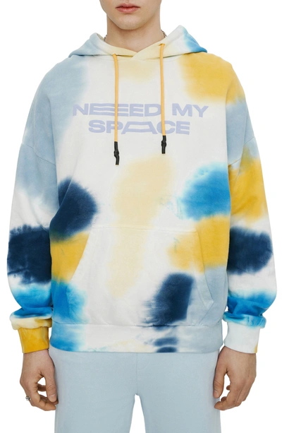 Shop Elevenparis Tie Dye Hoodie In Kentucky Blue Tie Dye