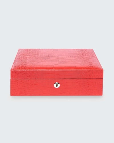 Shop Rapport Brompton Eight-watch Box In Red