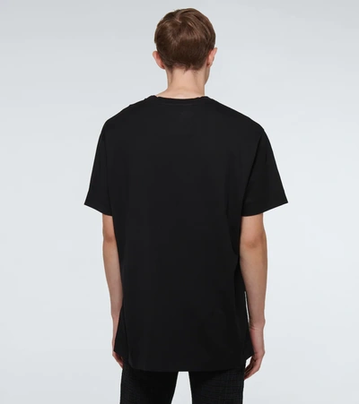 Shop Givenchy Logo Short-sleeved Cotton T-shirt In Black