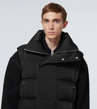 Shop Givenchy Padded Nylon Vest In Black