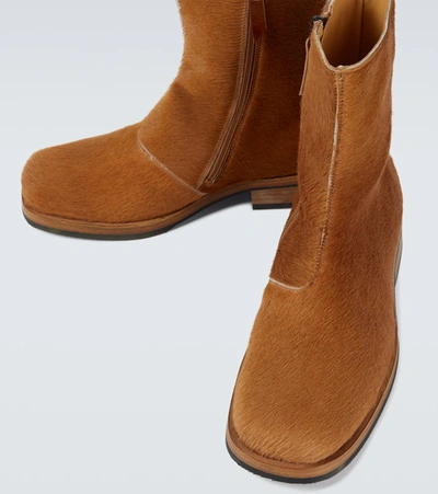Shop Our Legacy Camion Ankle Boots In Caramel