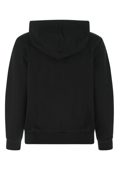 Shop Apc Black Cotton Sweatshirt  Black A.p.c. Donna S