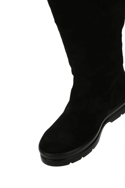 Shop The Row Black Leather Billie Boots  Black  Donna 40