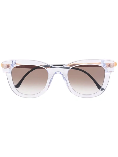 Shop Thierry Lasry Sexxxy Square-frame Sunglasses In Neutrals