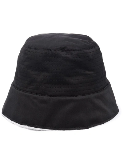 Shop Rick Owens Drkshdw Zip-pocket Bucket Hat In Black