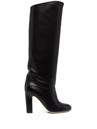 Shop Paris Texas Knee-length Leather Boots In Black