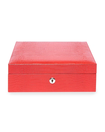 Shop Rapport Brompton Eight-watch Box In Red