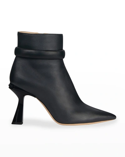 Shop Givenchy Carene 95mm Logo-heel Ankle Booties In Black