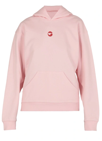 Shop Coperni Logo Printed Hoodie In Pink