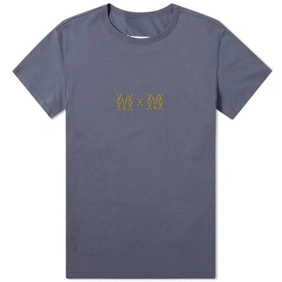 Shop Maison Margiela Men's "mm" Crochet T-shirt Grey