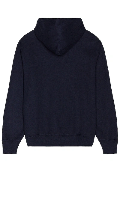 Polo Ralph Lauren Classic Hoodie Sweatshirt With Front Kangaroo Pocket In Blue