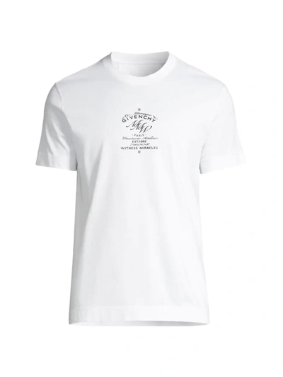 Shop Givenchy Mmw Crest Slim Fit T-shirt In White