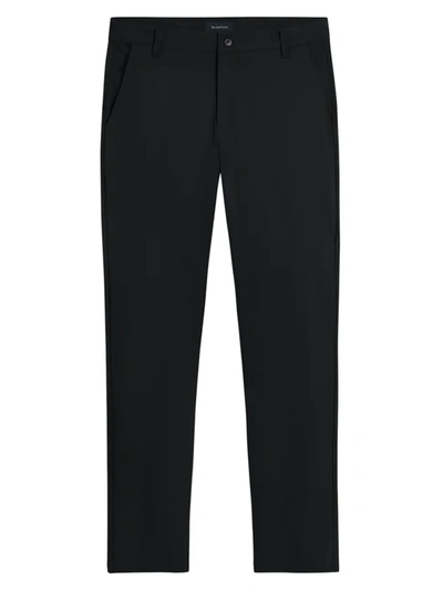 Shop Bugatchi Slim-fit Knit Pants In Black