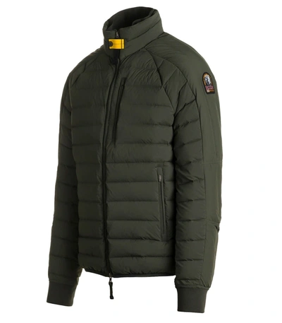 Shop Parajumpers Men's Green Nylon Down Jacket