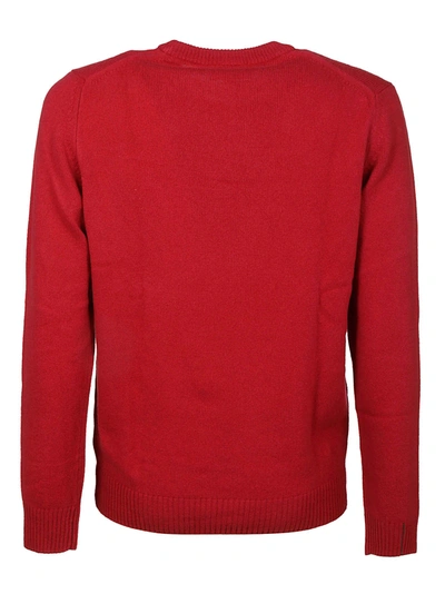 Shop Lacoste Men's Red Wool Sweater