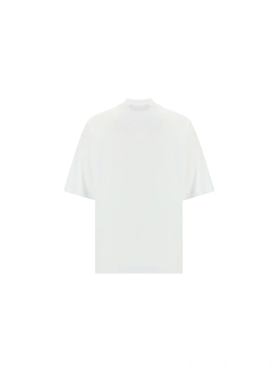 Shop Palm Angels Men's White Cotton T-shirt
