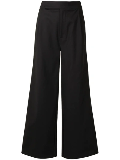 Shop Sir Marco Flared Trousers In Black