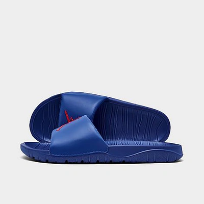 Nike Jordan Break Slide Sandals In Hyper Royal/university Red | ModeSens