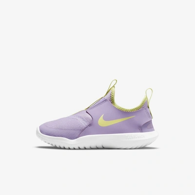 Shop Nike Flex Runner Little Kids' Shoes In Lilac,light Lemon Twist