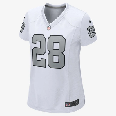 Shop Nike Women's Nfl Las Vegas Raiders (josh Jacobs) Game Football Jersey In White