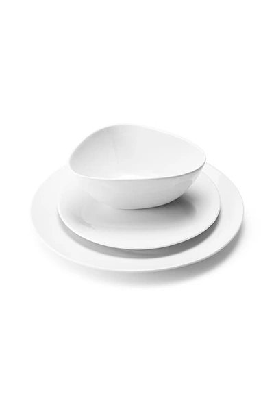 Shop Georg Jensen Sky 3-piece Porcelain Dinnerware Set In White