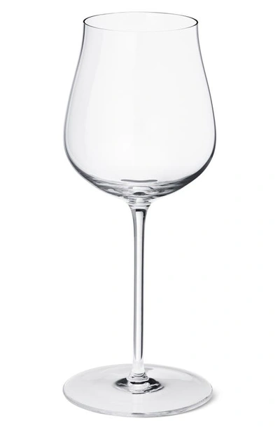 Shop Georg Jensen Set Of 6 Crystal White Wine Glasses In Clear