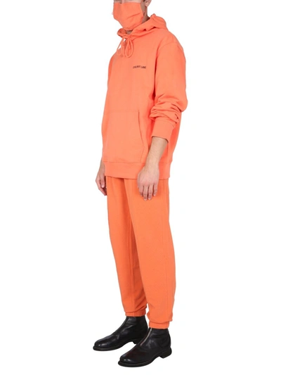 Shop Helmut Lang Hoodie In Orange