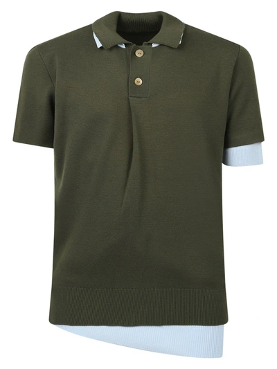 Shop Jacquemus Polo Double In Green