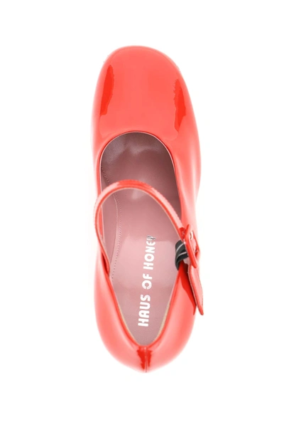 Shop Haus Of Honey Lacque Doll Wedge Mary Jane In Red