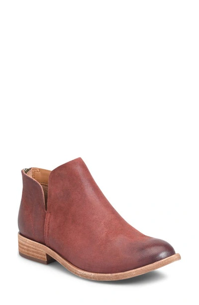 Shop Kork-easer Renny Leather Bootie In Dark Red Leather