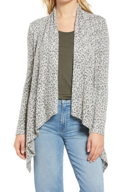 Bobeau amie top waterfall cardigan