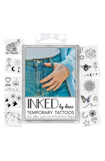 Shop Inked By Dani Bestsellers Pack Temporary Tattoos