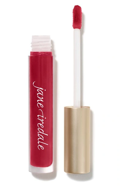 Shop Jane Iredale Hydropure Hyaluronic Lip Gloss In Berry Red