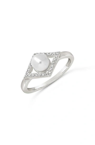 Shop Sterling Forever Alessia Ring In Silver