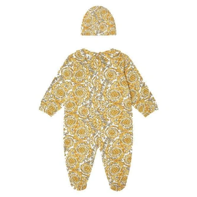 VERSACE VERSACE BABY GIFT SET BIB & SHIRT MULTI COLOURED 1000317-1A00260-5W050-MULTI-COLOURED-3/6