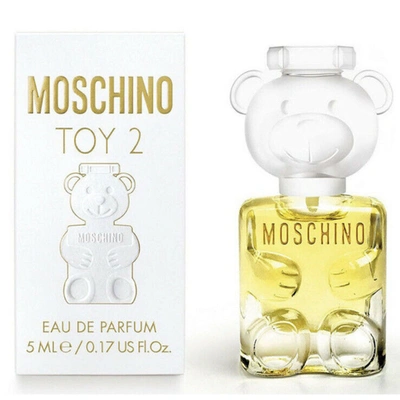 Shop Moschino Ladies Toy 2 Edp Spray 0.17 oz Fragrances 8011003839322 In Amber / White